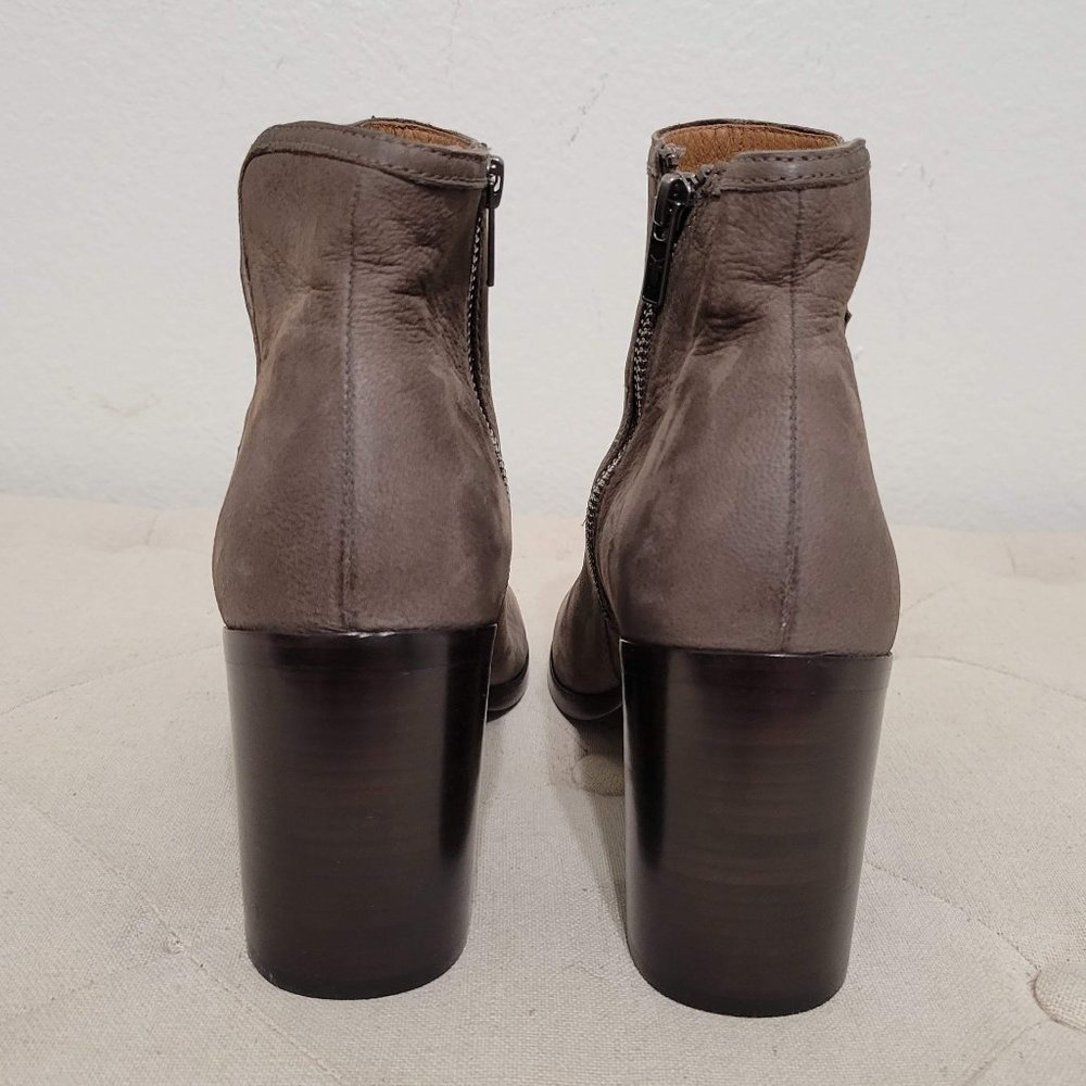 frye peep toe booties